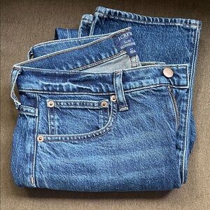 J. Crew Slim Boyfriend Jeans in Denim Blue